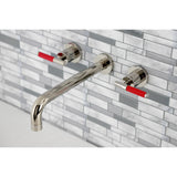 Kaiser Two-Handle 3-Hole Wall Mount Roman Tub Faucet