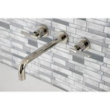 Kaiser Two-Handle 3-Hole Wall Mount Roman Tub Faucet