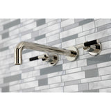 Kaiser Two-Handle 3-Hole Wall Mount Roman Tub Faucet