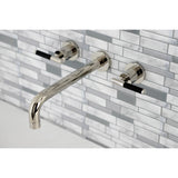 Kaiser Two-Handle 3-Hole Wall Mount Roman Tub Faucet