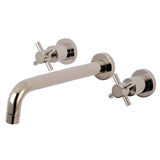 Concord Two-Handle 3-Hole Wall Mount Roman Tub Faucet