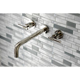 Milano Two-Handle 3-Hole Wall Mount Roman Tub Faucet