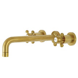 Metropolitan Two-Handle 3-Hole Wall Mount Roman Tub Faucet