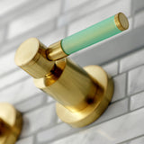 Kaiser Two-Handle 3-Hole Wall Mount Roman Tub Faucet