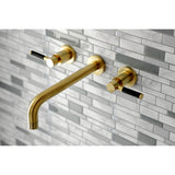 Kaiser Two-Handle 3-Hole Wall Mount Roman Tub Faucet