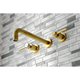 Concord Two-Handle 3-Hole Wall Mount Roman Tub Faucet