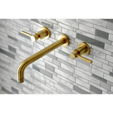 Concord Two-Handle 3-Hole Wall Mount Roman Tub Faucet