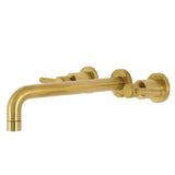 Concord Two-Handle 3-Hole Wall Mount Roman Tub Faucet