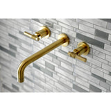 Milano Two-Handle 3-Hole Wall Mount Roman Tub Faucet