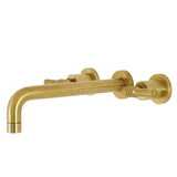 Milano Two-Handle 3-Hole Wall Mount Roman Tub Faucet