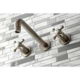 Metropolitan Two-Handle 3-Hole Wall Mount Roman Tub Faucet