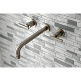 Manhattan Two-Handle 3-Hole Wall Mount Roman Tub Faucet