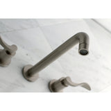 NuWave Two-Handle 3-Hole Wall Mount Roman Tub Faucet