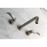 NuWave Two-Handle 3-Hole Wall Mount Roman Tub Faucet