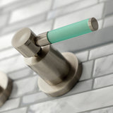 Kaiser Two-Handle 3-Hole Wall Mount Roman Tub Faucet