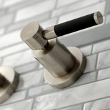 Kaiser Two-Handle 3-Hole Wall Mount Roman Tub Faucet