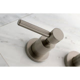 Concord Two-Handle 3-Hole Wall Mount Roman Tub Faucet