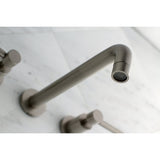 Concord Two-Handle 3-Hole Wall Mount Roman Tub Faucet