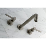 Concord Two-Handle 3-Hole Wall Mount Roman Tub Faucet