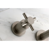 Concord Two-Handle 3-Hole Wall Mount Roman Tub Faucet