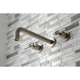 Milano Two-Handle 3-Hole Wall Mount Roman Tub Faucet