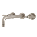 Milano Two-Handle 3-Hole Wall Mount Roman Tub Faucet