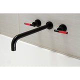 Kaiser Two-Handle 3-Hole Wall Mount Roman Tub Faucet