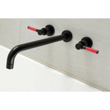 Kaiser Two-Handle 3-Hole Wall Mount Roman Tub Faucet