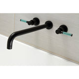 Kaiser Two-Handle 3-Hole Wall Mount Roman Tub Faucet