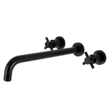 Concord Two-Handle 3-Hole Wall Mount Roman Tub Faucet