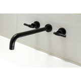 Milano Two-Handle 3-Hole Wall Mount Roman Tub Faucet
