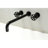Belknap Two-Handle 3-Hole Wall Mount Roman Tub Faucet