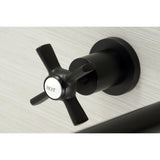 Millennium Two-Handle 3-Hole Wall Mount Roman Tub Faucet