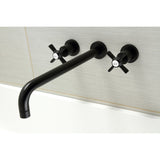 Millennium Two-Handle 3-Hole Wall Mount Roman Tub Faucet