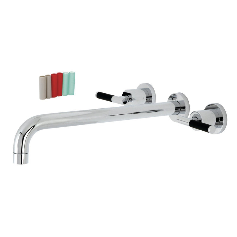 Kaiser Two-Handle 3-Hole Wall Mount Roman Tub Faucet