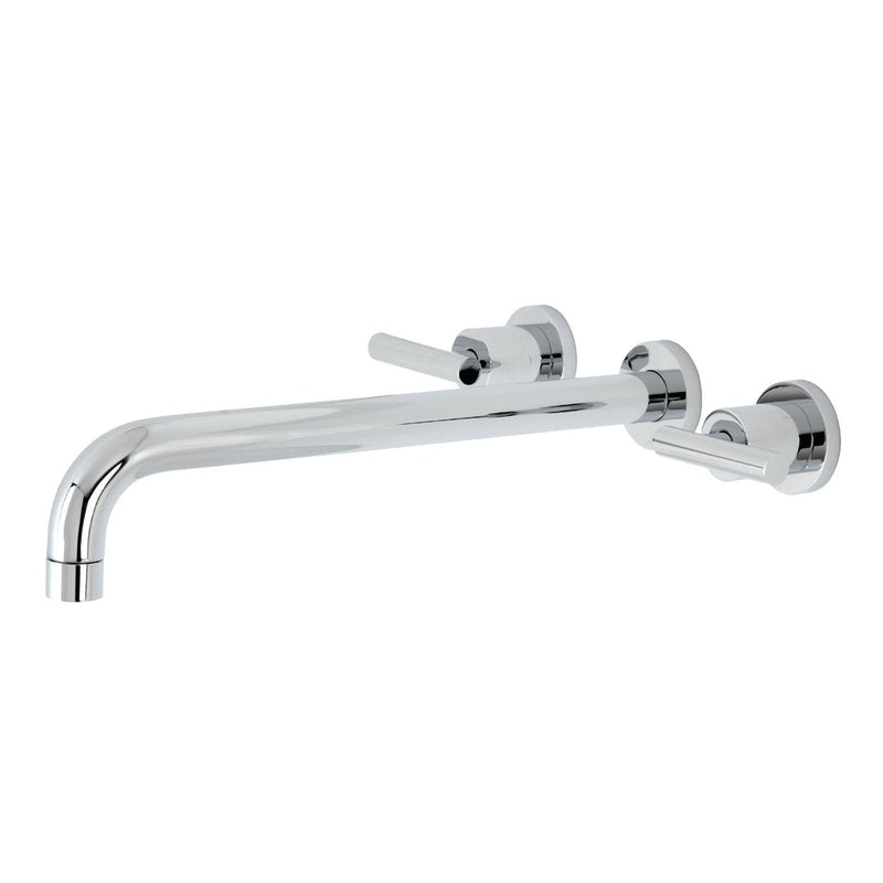 Manhattan Two-Handle 3-Hole Wall Mount Roman Tub Faucet