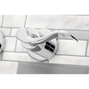 NuWave Two-Handle 3-Hole Wall Mount Roman Tub Faucet