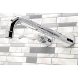 NuWave Two-Handle 3-Hole Wall Mount Roman Tub Faucet