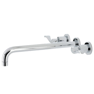 NuWave Two-Handle 3-Hole Wall Mount Roman Tub Faucet