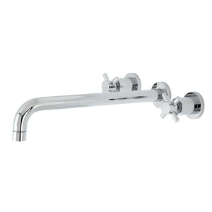 Concord Two-Handle 3-Hole Wall Mount Roman Tub Faucet