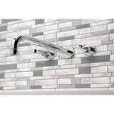 Whitaker Two-Handle 3-Hole Wall Mount Roman Tub Faucet