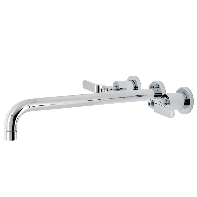 Whitaker Two-Handle 3-Hole Wall Mount Roman Tub Faucet