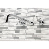 Hamilton Two-Handle 3-Hole Wall Mount Roman Tub Faucet