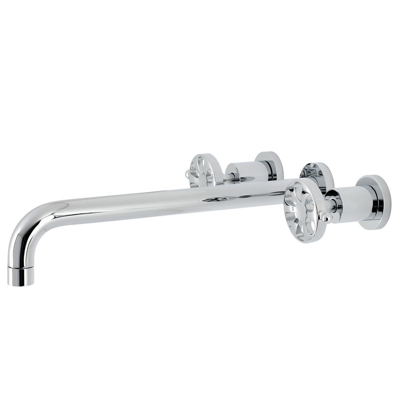 Belknap Two-Handle 3-Hole Wall Mount Roman Tub Faucet
