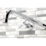 Millennium Two-Handle 3-Hole Wall Mount Roman Tub Faucet