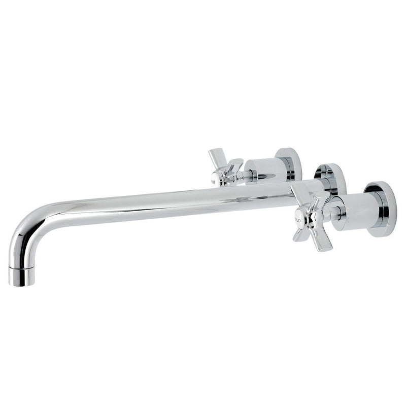 Millennium Two-Handle 3-Hole Wall Mount Roman Tub Faucet
