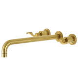 NuWave Two-Handle 3-Hole Wall Mount Roman Tub Faucet