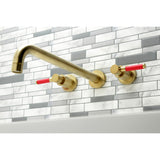 Kaiser Two-Handle 3-Hole Wall Mount Roman Tub Faucet