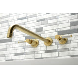 Kaiser Two-Handle 3-Hole Wall Mount Roman Tub Faucet