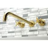 Concord Two-Handle 3-Hole Wall Mount Roman Tub Faucet